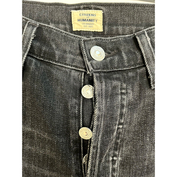 Citizens of Humanity Premium Vintage Olivia High Rise Crop Jeans Size 26 Gray - Picture 4 of 14